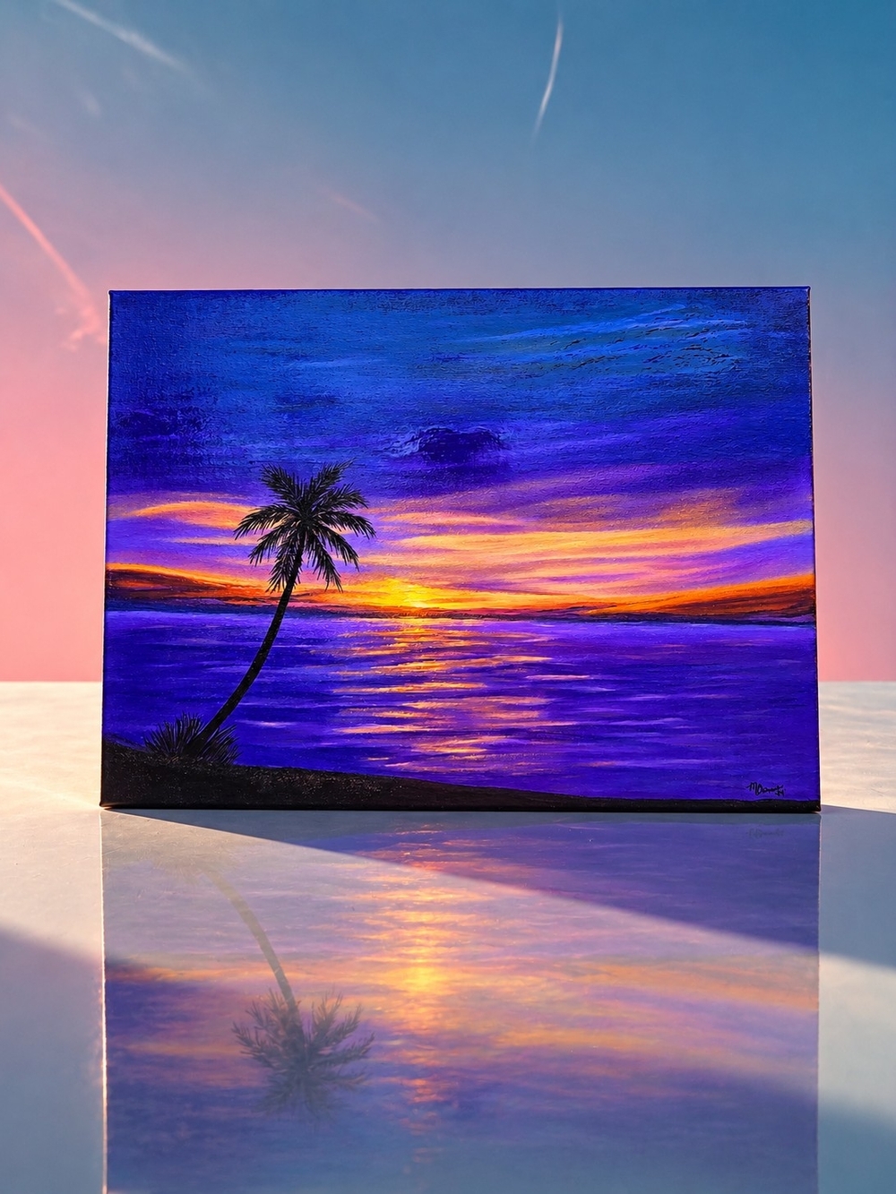 🌴Palmetto Sunsets - 18x24 Canvas